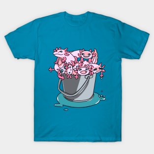 Bucket Of Axolotls T-Shirt